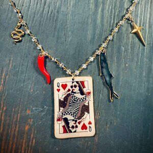 One-of-a-Kind Charm Necklace | Heart, Fish & Chili Charms